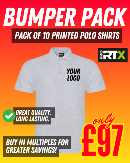 Pro RTX Polo Shirts Bumper 10 Pack