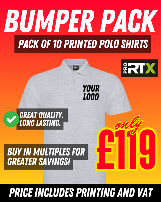 Pro RTX Polo Shirts Bumper 10 Pack