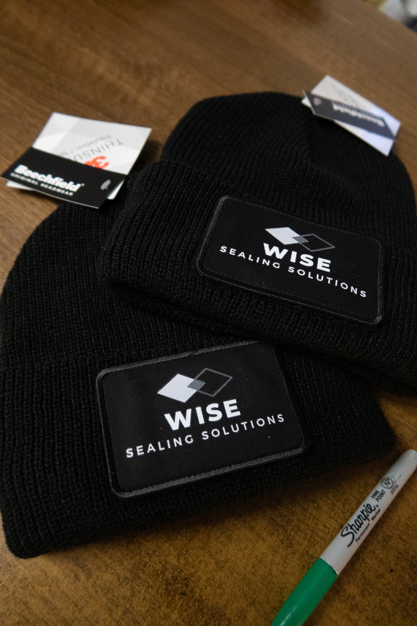 Thinsulate Beanie Hat With Printed Patch