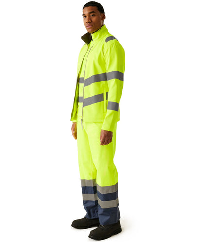 Regatta Professional Hi-vis Pro Contract Ablaze 2 Layer Softshell