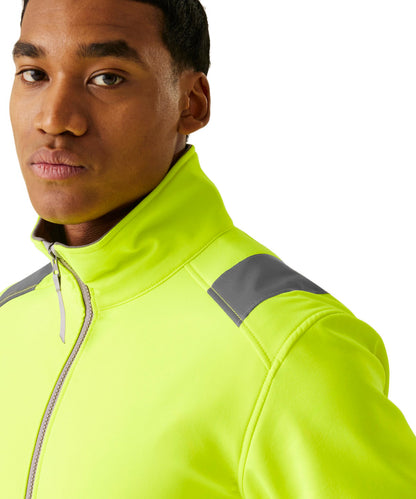 Regatta Professional Hi-vis Pro Contract Ablaze 2 Layer Softshell